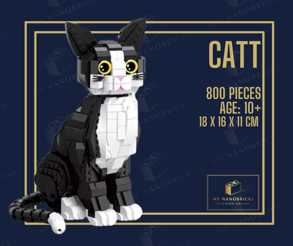 Nanobricks Gatto B&N